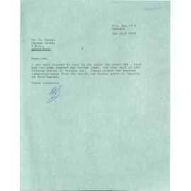 George Cross awarded to Don Spary