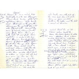 Roger Barrowclough Notebook 1970's