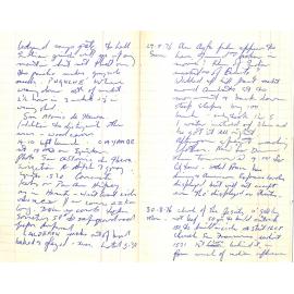 Roger Barrowclough Notebook 1970's