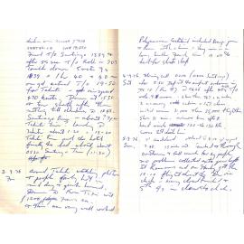 Roger Barrowclough Notebook 1970's