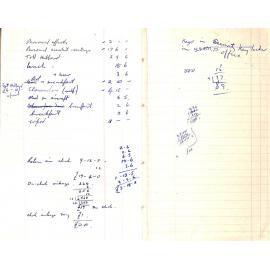 Roger Barrowclough Notebook 1970's