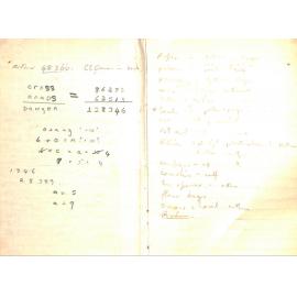 Roger Barrowclough Notebook 1970's