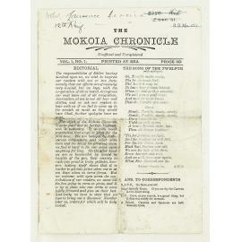 Mokoia Chronicle