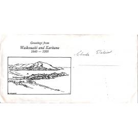 Commemorative envelope of Karitane gifted to the Blueskin Bay library