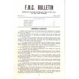 Federated Mountain Clubs bulletin 1973