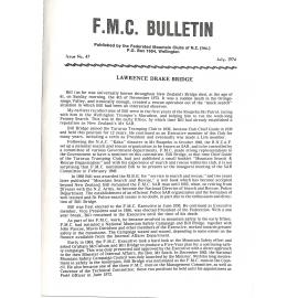 Federated Mountain Clubs bulletin 1974