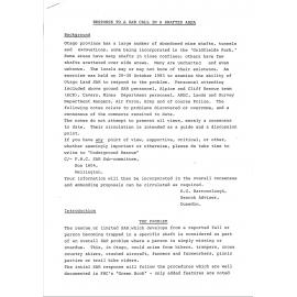 Response to a SAR call in a shafted area