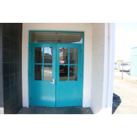 External doors - South Dunedin Community Pop Up