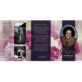 Memorial Service Form for Josephine Michael