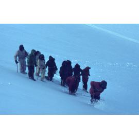 Antarctic personnel - training in alpine or ice conditions