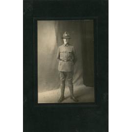 Portrait of WW1 soldier Outram