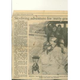 Skydiving adventure for 'nutty gran'