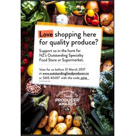 Love Shopping at Taste Nature/Outstanding Food Producer Awards