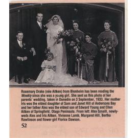 Aitken wedding 1933