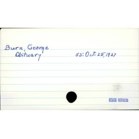 Burn, George 