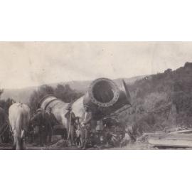 Waipori Power Station construction