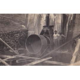 Waipori Power Station construction