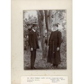 Mr Ernie Freeman (l) of Wickliffe Street, Mosgiel and Mr Alexander Smith (Night & Day Smith) of Dukes Road, Mosgiel 