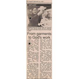 Father Raymond George - Obituary