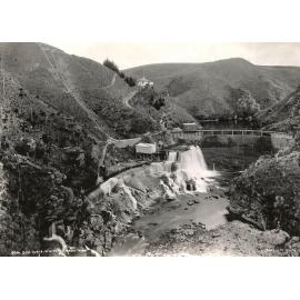 Waipori Dam Construction No 2 Weir and intake