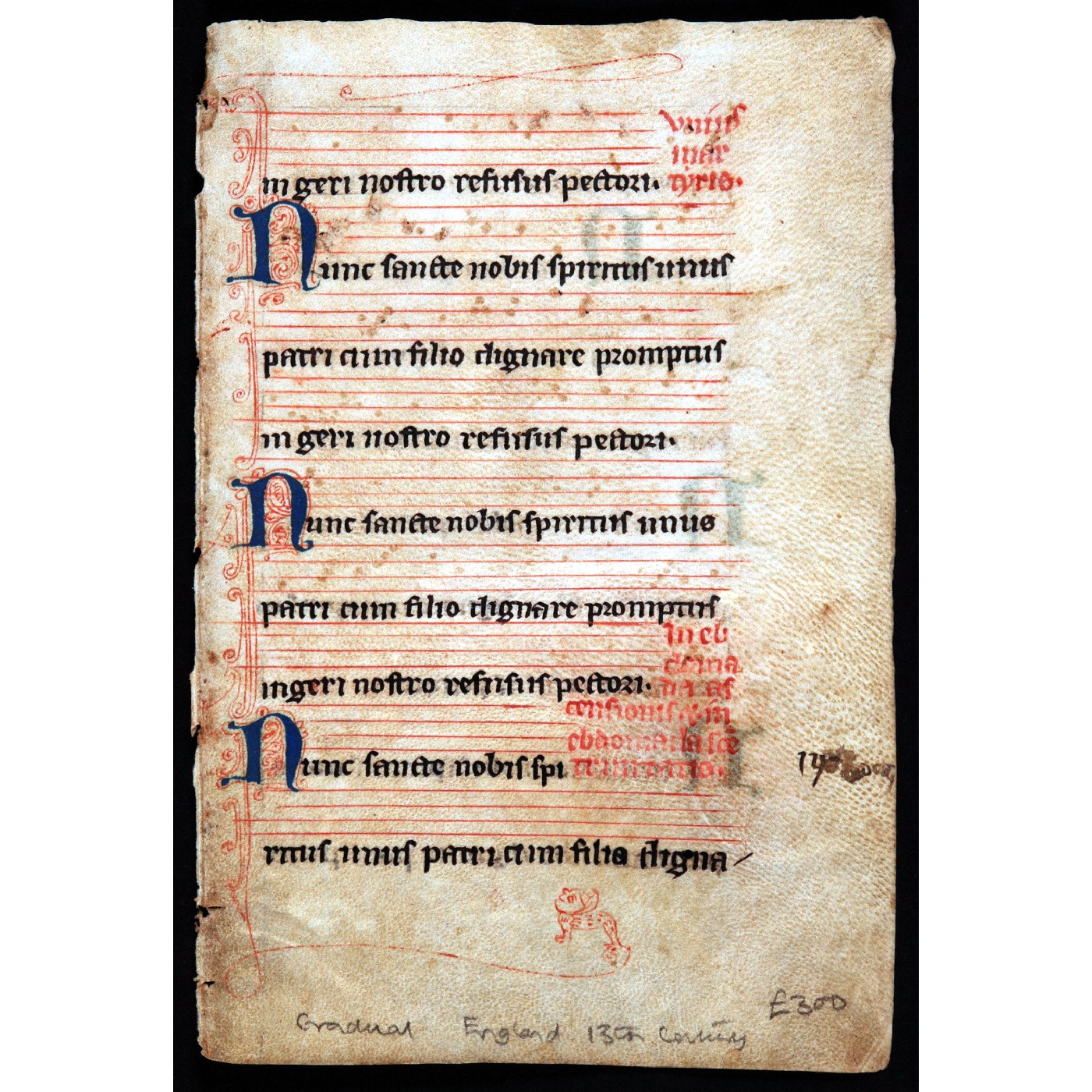 Thirteenth Century Individual Leaves & Fragments