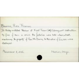 Burns, Rev. Thomas 