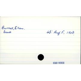 Burrell, Ellen