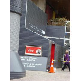 Painting of City Library exterior 2011