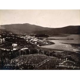 Dunedin from Maitland Street 1860 