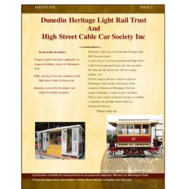 Cable Car Newsletter - August 2015