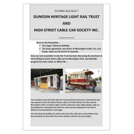 Cable Car Newsletter - October 2016