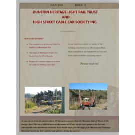 Cable Car Newsletter - July 2018