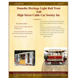 Cable Car Newsletter - October 2018