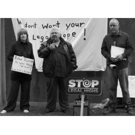 Dunedin protest against the sale of synthetic cannabis products