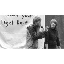 Dunedin protest against the sale of synthetic cannabis products