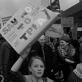 TPPA No Way Protest 2015