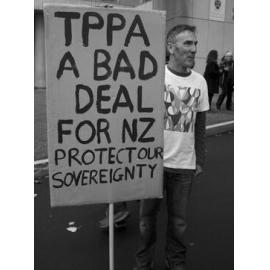 TPPA No Way Protest 2015