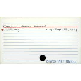 Cagney, James Edward