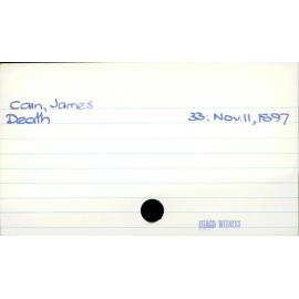 Cain, James