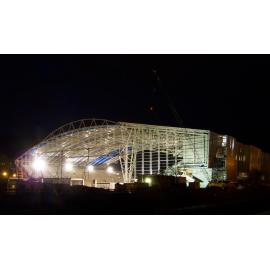 Forsyth Barr Stadium at Night