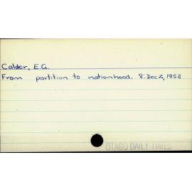 Calder, E.G.