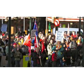 "Keep our Assets" Rally in Dunedin