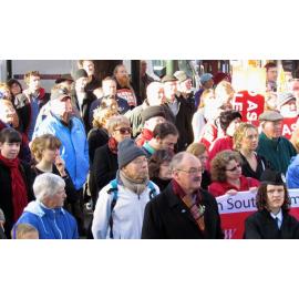 "Keep our Assets" Rally in Dunedin