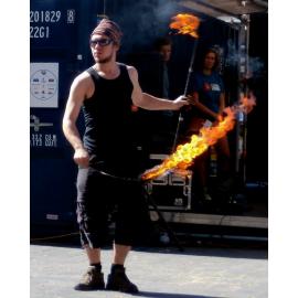 Fire Dancing in Dunedin