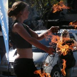Fire Dancing in Dunedin