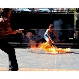 Fire Dancing in Dunedin