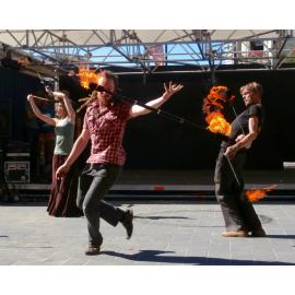 Fire Dancing in Dunedin