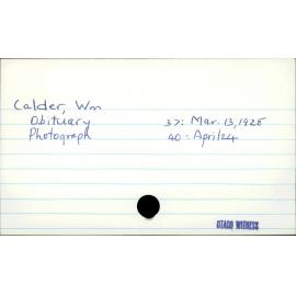 Calder, Wm