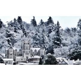Otago Boys' High School in the Snow 