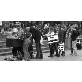 Dunedin protest against the GCSB + TICS bills
